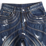Spliced Denim Jeans