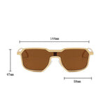 Gold Tint Mens Sunglasses