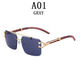 Wood Grain Mens Sunglasses