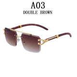 Wood Grain Mens Sunglasses