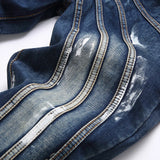 Spliced Denim Jeans