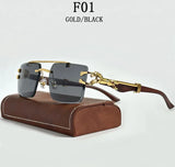 Wood Grain Mens Sunglasses