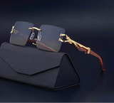 Wood Grain Mens Sunglasses