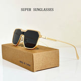 Gold Tint Mens Sunglasses