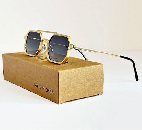 Gold Star Men Sunglasses