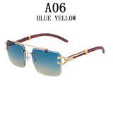 Wood Grain Mens Sunglasses
